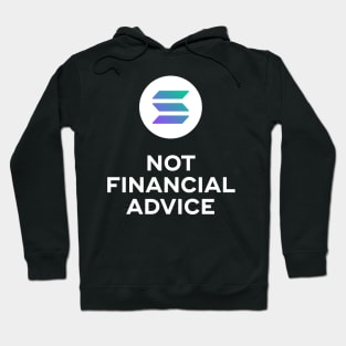 Solana. Not Finanacial Advice. Black Edition. Hoodie